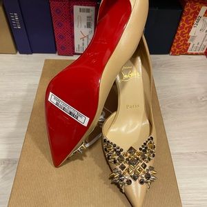 Christian Louboutin Farfaclou 85mm Nude Pump